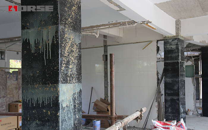 Carbon fiber reinforced polymer(CFRP) wrap Carbon fiber reinforced polymer(CFRP) wrap