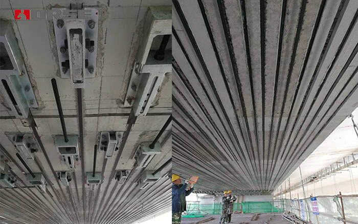 pre-stressed FRP plate pre-stressed FRP plate