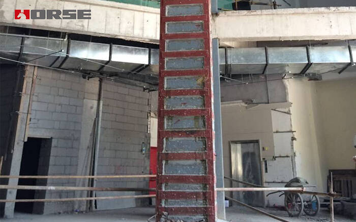 column bonded steel plate with perfusion adhesive column bonded steel plate with perfusion adhesive