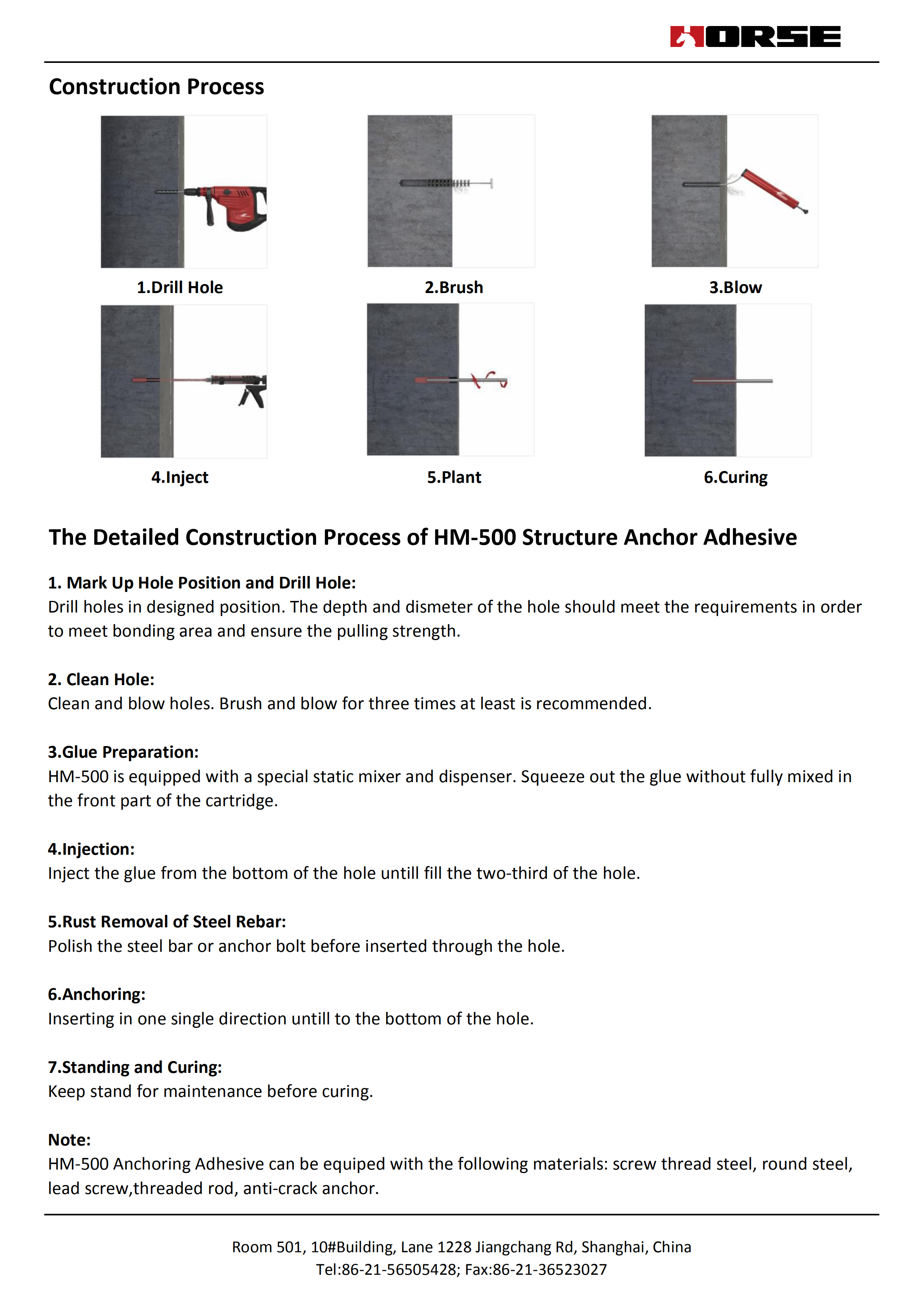 hm-500 epoxy anchoring hm-500 epoxy anchoring