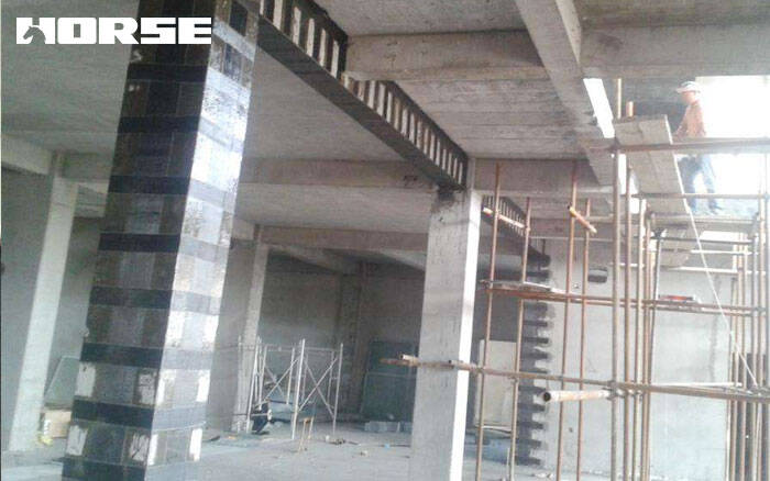 Carbon fiber strengthening reinforced concrete columns Carbon fiber strengthening reinforced concrete columns