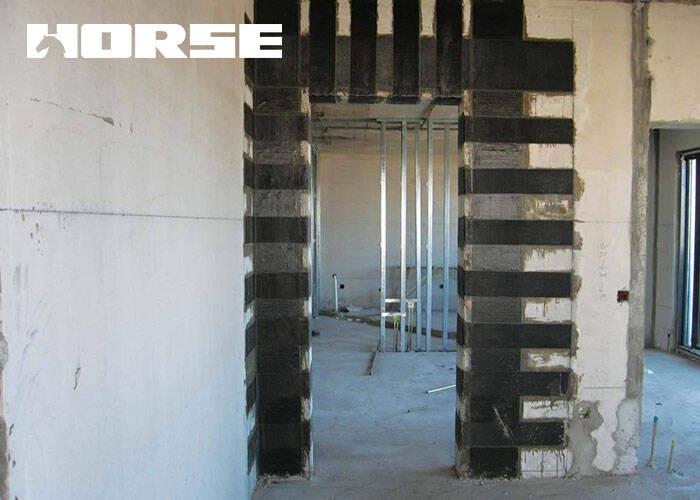 CFRP strengthening around opening CFRP strengthening around opening