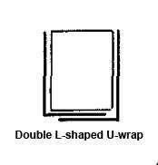 double l wrap double l wrap