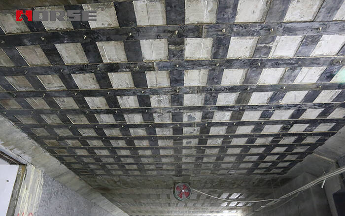 Bonded steel plate reinforcement Bonded steel plate reinforcement