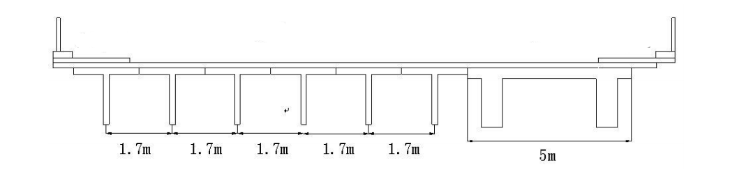 Cross-sectional view of the bridge Cross-sectional view of the bridge