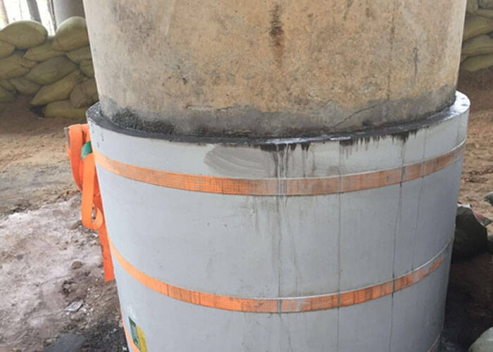 FRP pile jackets FRP pile jackets