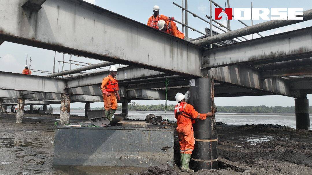 Horse Construction Underwater FRP Pile Jackets Horse Construction Underwater FRP Pile Jackets