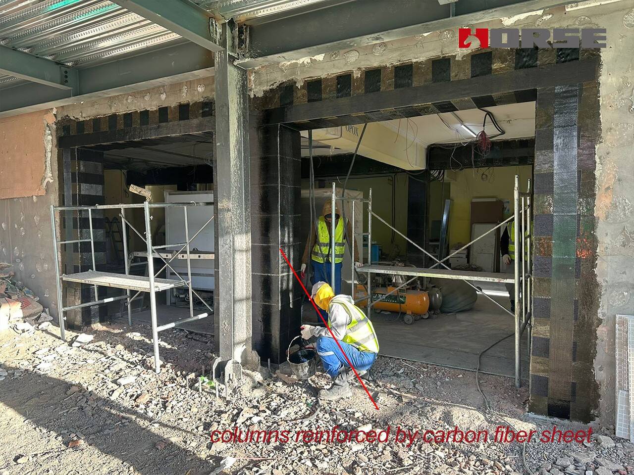 Case Of Old Factory Retrofitting Into Office Building with Carbon Fiber Case Of Old Factory Retrofitting Into Office Building with Carbon Fiber