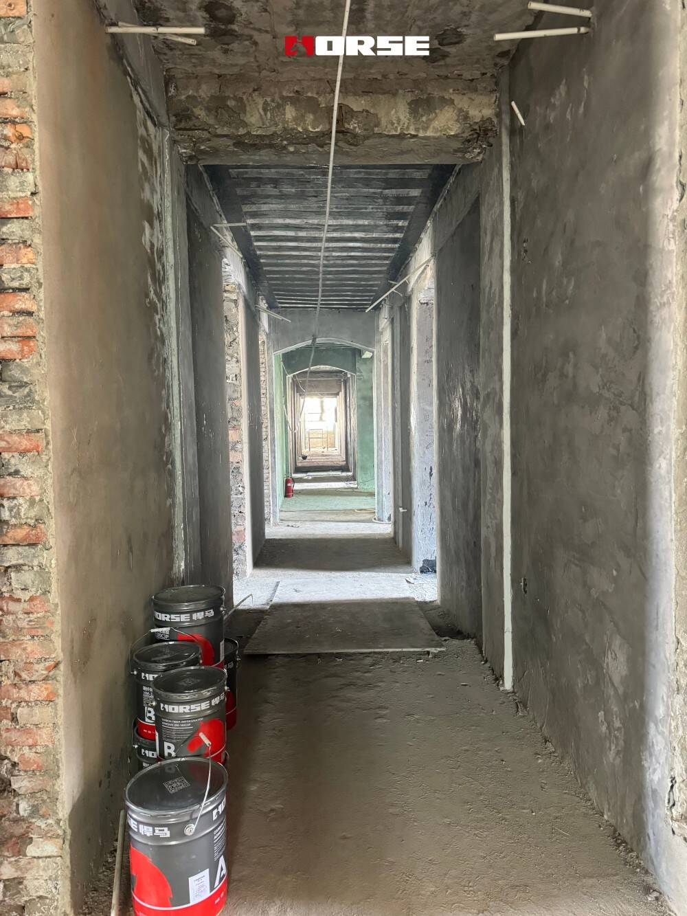 Carbon Fiber Renovation of Brick Concrete Office Building Carbon Fiber Renovation of Brick Concrete Office Building