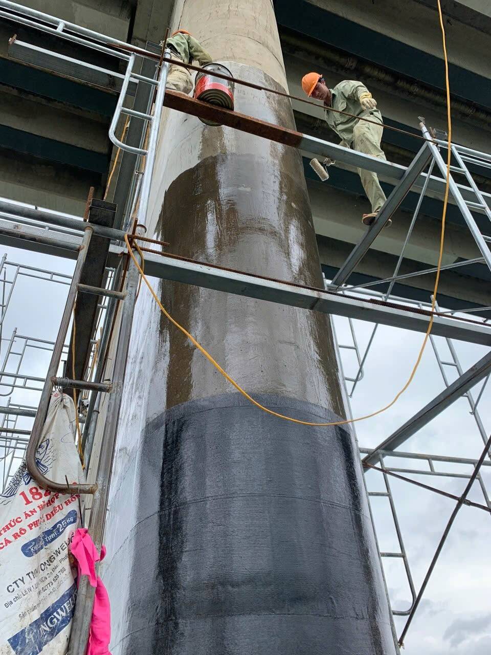 Repair Damaged Bridge Girder and Piers with Carbon Fiber Reinforced Polymer(CFRP) Repair Damaged Bridge Girder and Piers with Carbon Fiber Reinforced Polymer(CFRP)