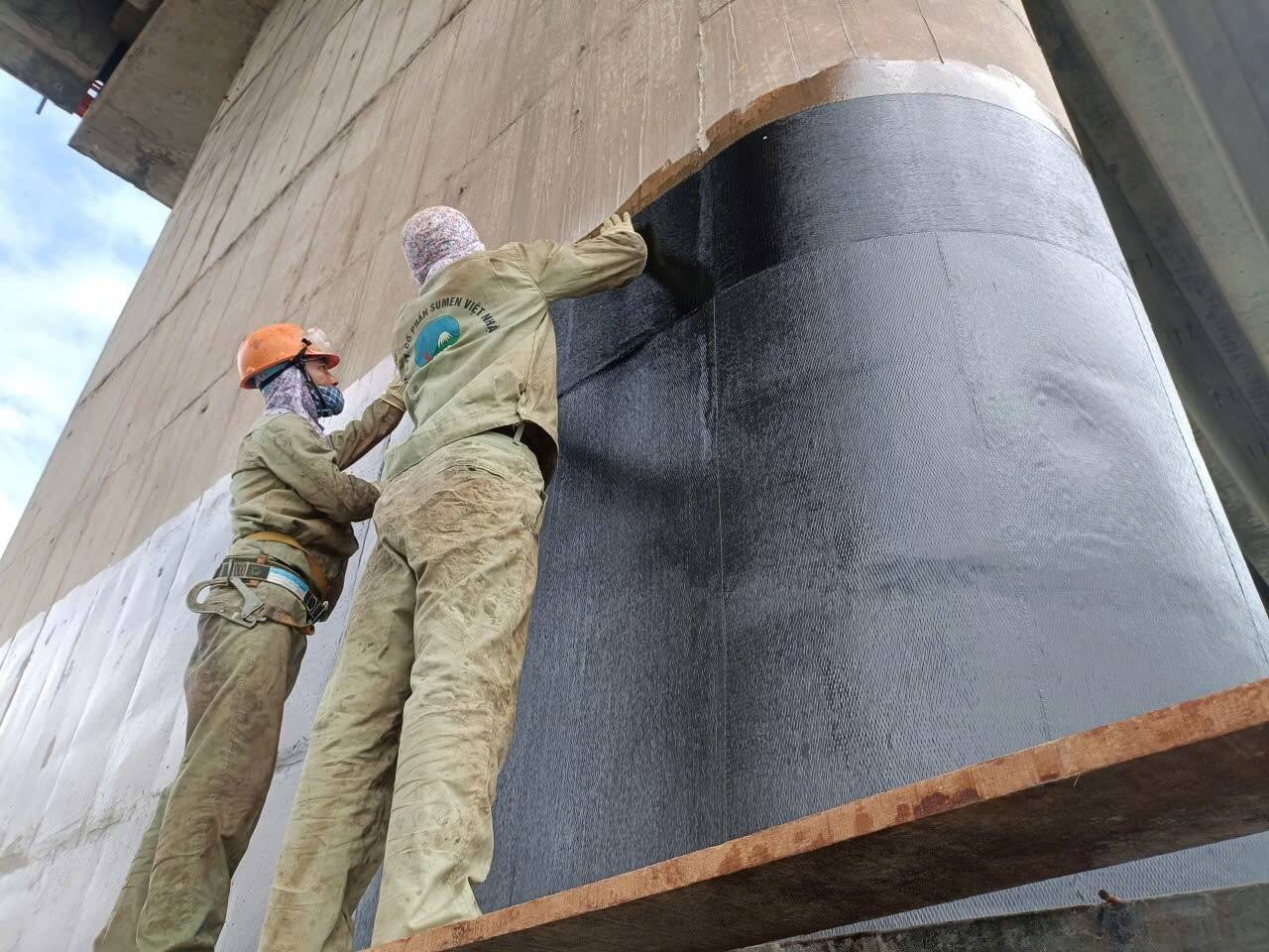 Repair Damaged Bridge Girder and Piers with Carbon Fiber Reinforced Polymer(CFRP) Repair Damaged Bridge Girder and Piers with Carbon Fiber Reinforced Polymer(CFRP)