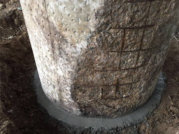 Rehabilitating Bridge Substructures with FRP Pile Jackets